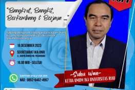IKA UNRI BUSINESS CORNER - VOL. 1 Bersama Suhu Wan ( Ketua Umum IKA UNRI )