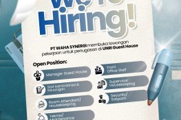PT Waha Synergi Buka Lowongan Kerja untuk UNRI Guest House