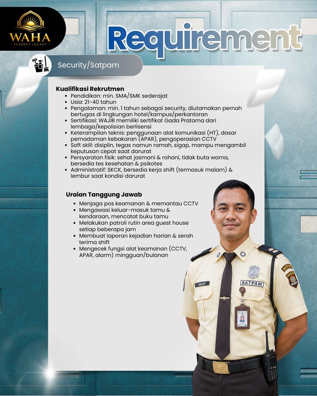 Lowongan Kerja WAHA Synergy - slide 5