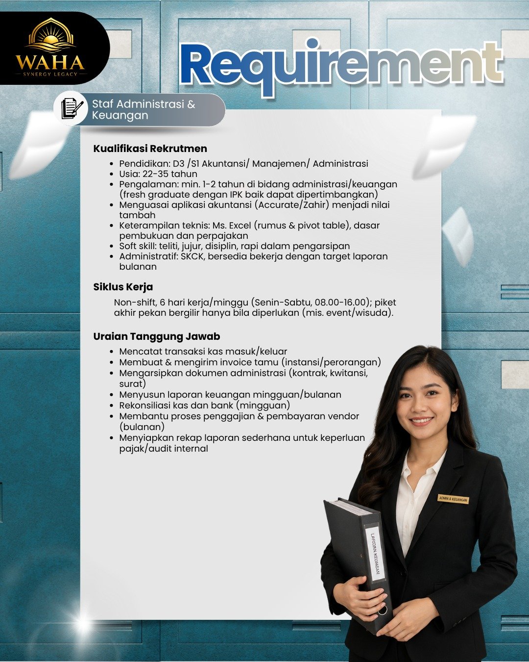 Lowongan Kerja WAHA Synergy - slide 6