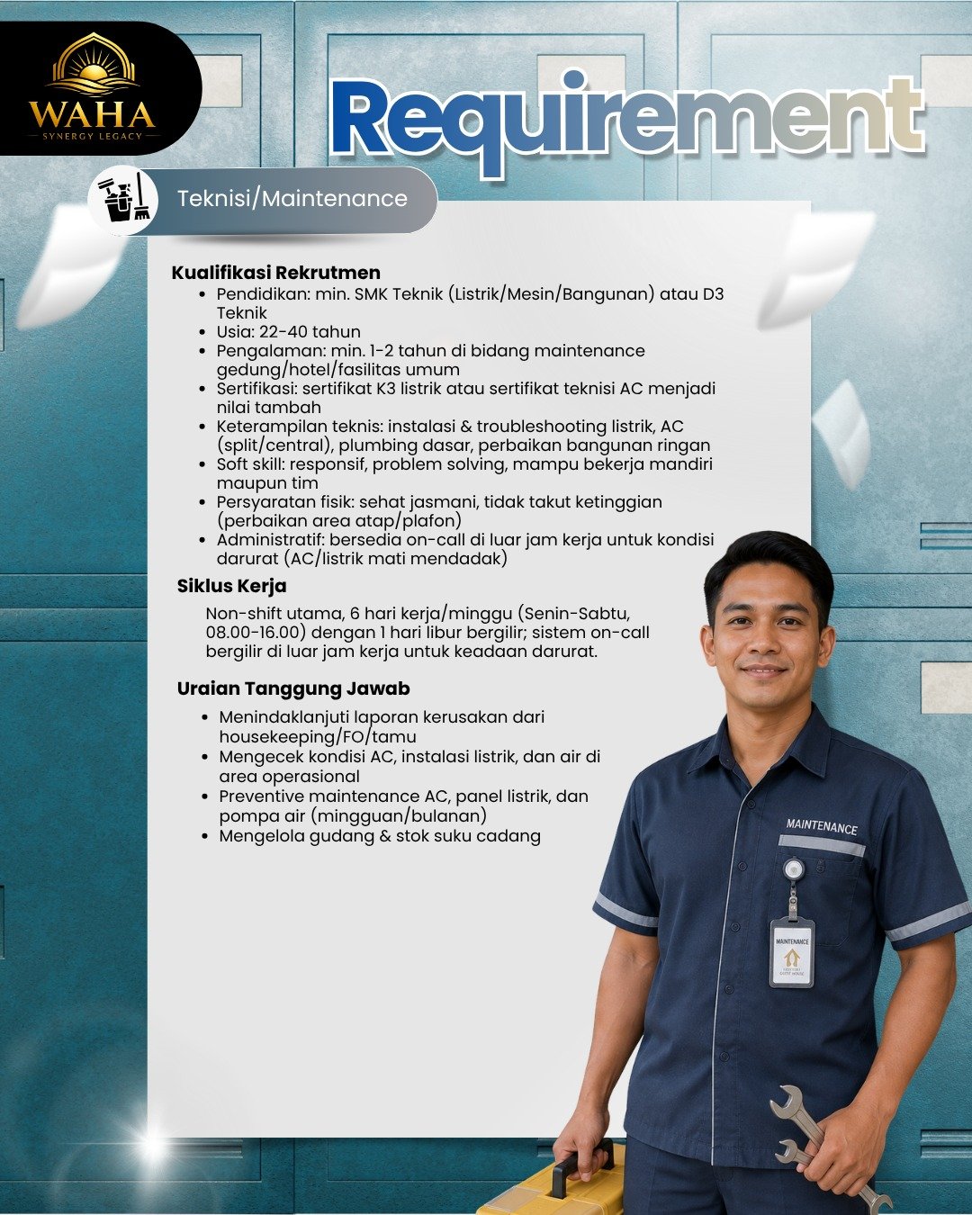 Lowongan Kerja WAHA Synergy - slide 8