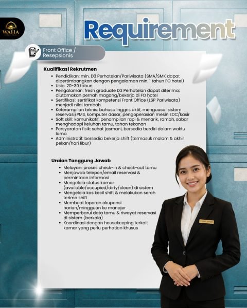 Lowongan Kerja WAHA Synergy - slide 11