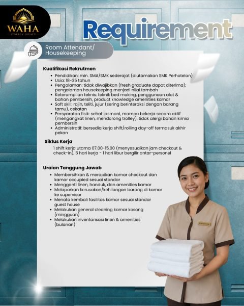Lowongan Kerja WAHA Synergy - slide 13
